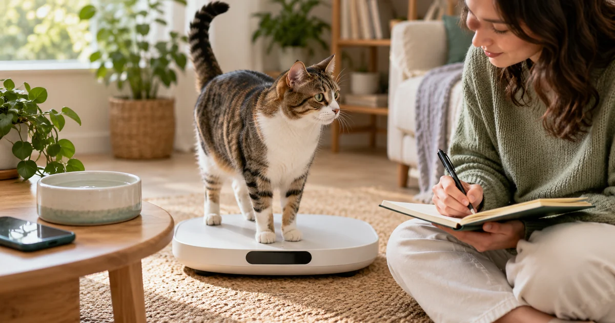 Cat health log and tracking overview