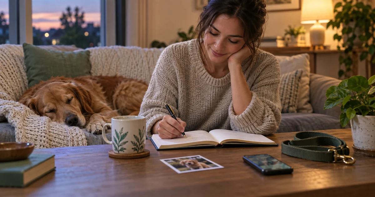 Daily pet diary and journal tracking
